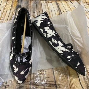 Avon Cushion Walk Floral Print Flats